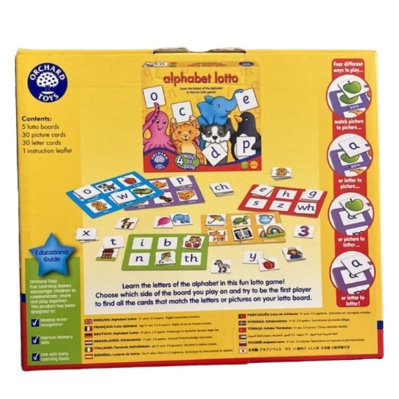 ALPHABET LOTTO phoenics LEARN TO READ - Picture 2 of 9